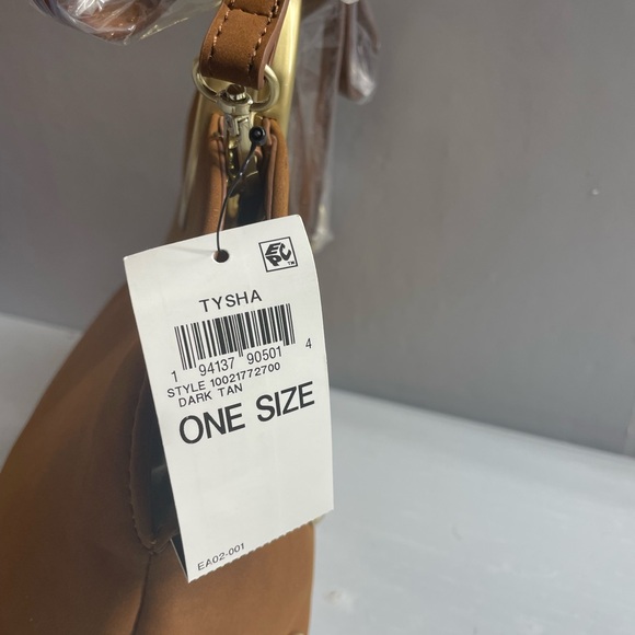 NWT INC International Concepts Tan Studded Clutch - Picture 3 of 9